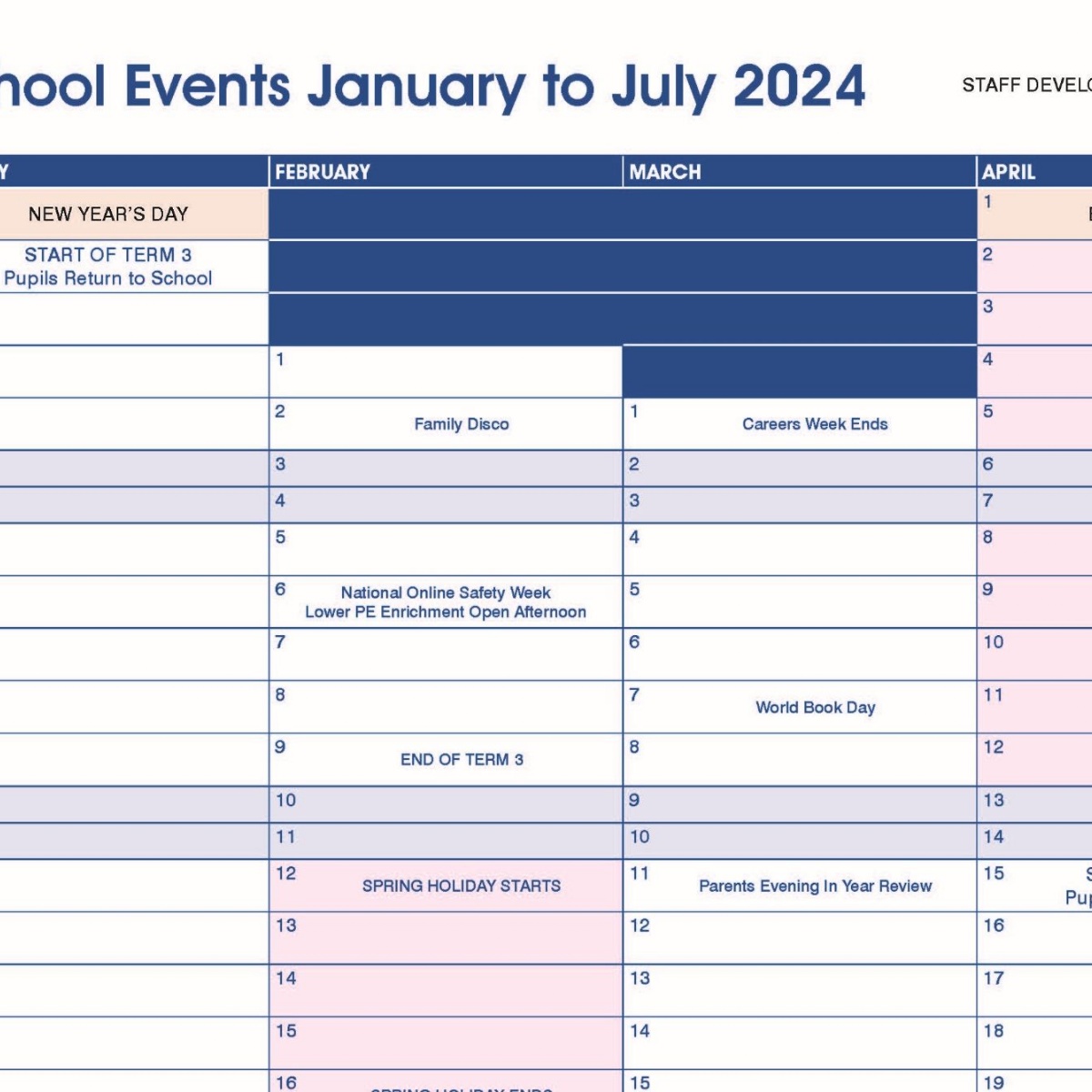 Ifield School Ifield School Events Calendar